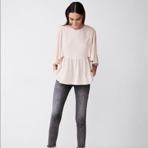 Blouse with Kimono Style Sleeves